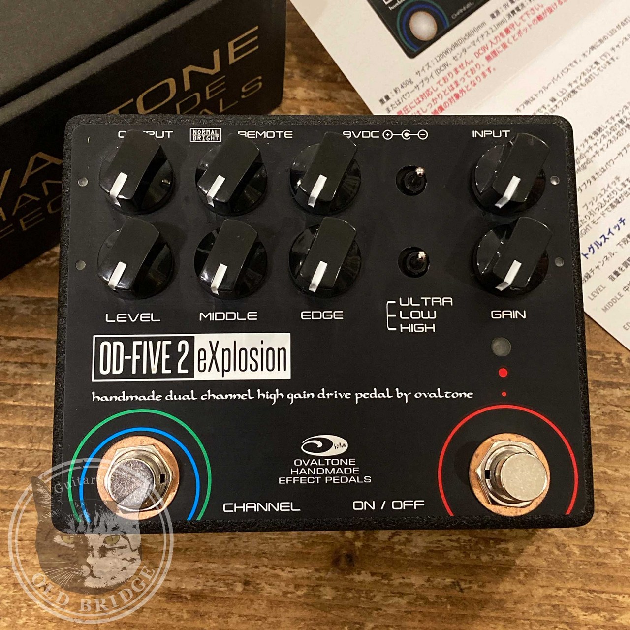 直販正本送料無料 Ovaltone OD-FIVE 2 eXplosion CUSTOM for PRO オーバルトーン　オーバードライブ　ディストーション オーバードライブ