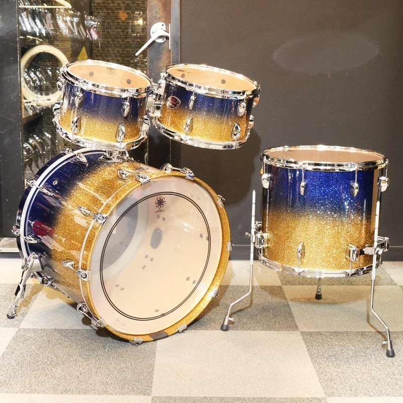 SAKAE Evolved 4pc Drum Set / Lazurite Gold [22BD，16FT，12TT，10TT