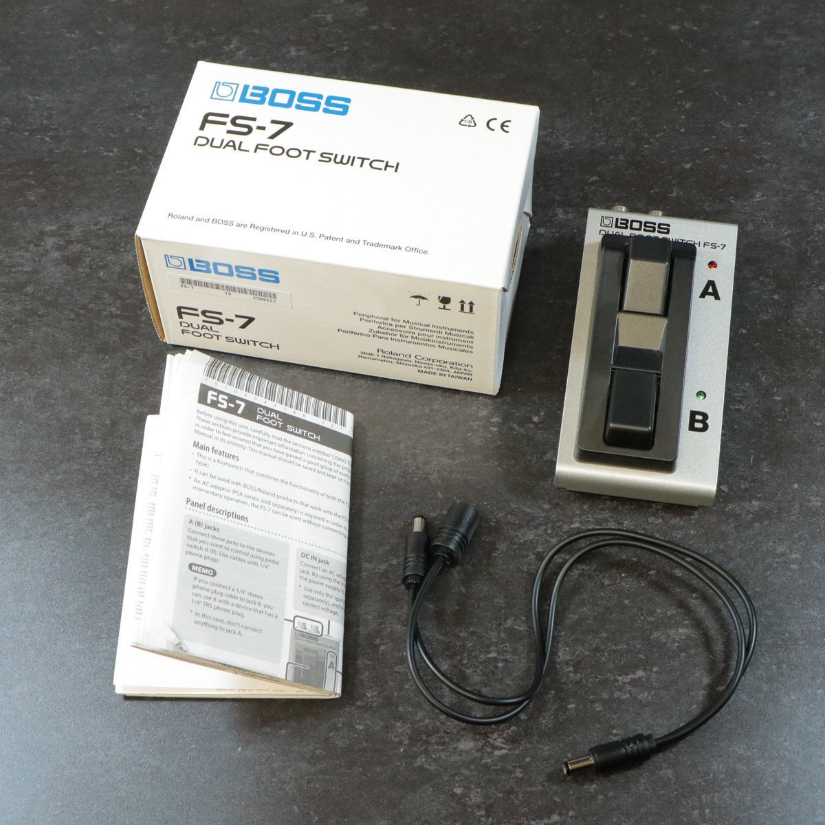 ☆Boss FS-7 フットスイッチ ☆ BOSS デュアルフットスイッチ FS-7 BOSS Dual Footswitch FS-7 BOSS