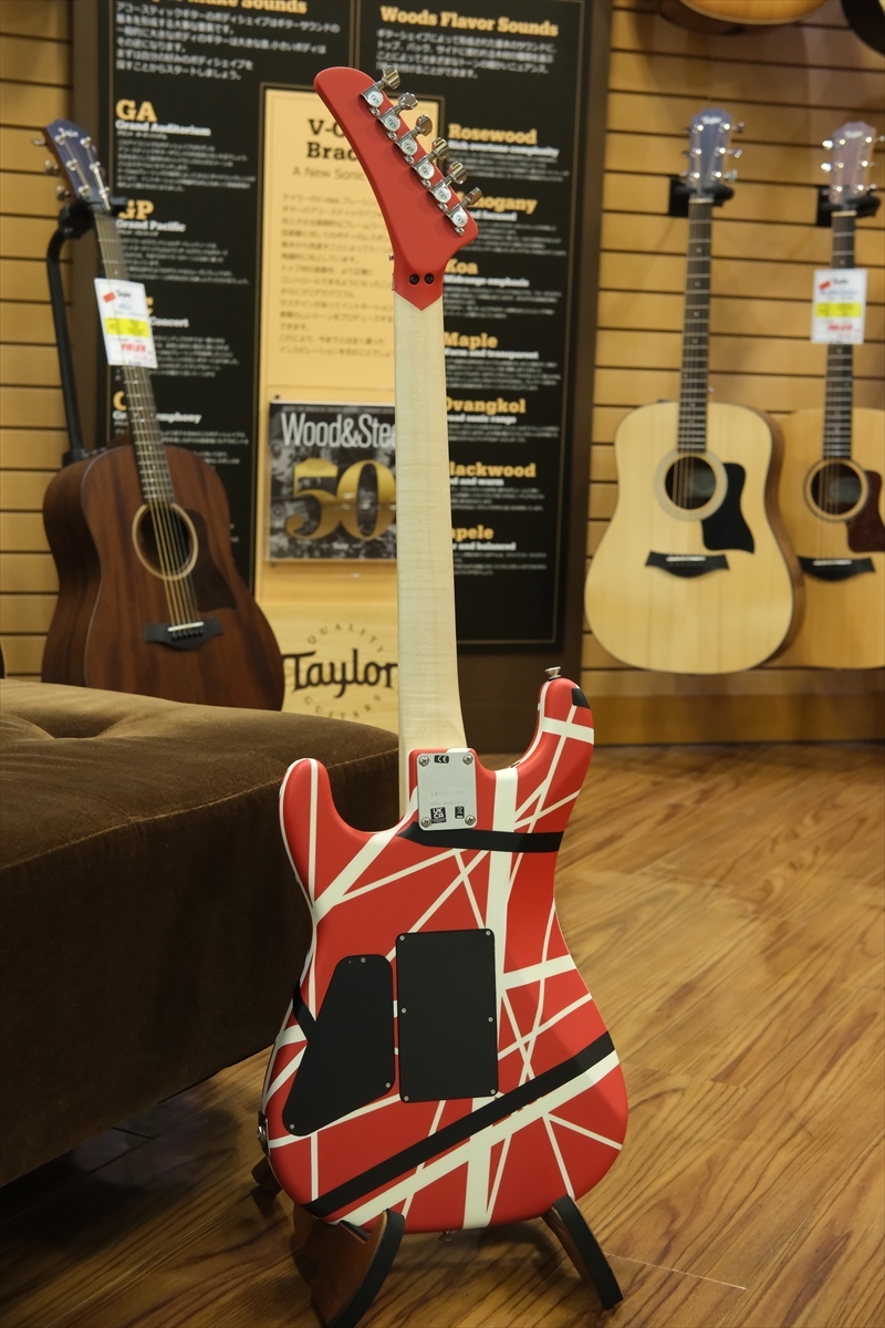 EVH Striped Series 5150 / Red with Black and White Stripes（新品