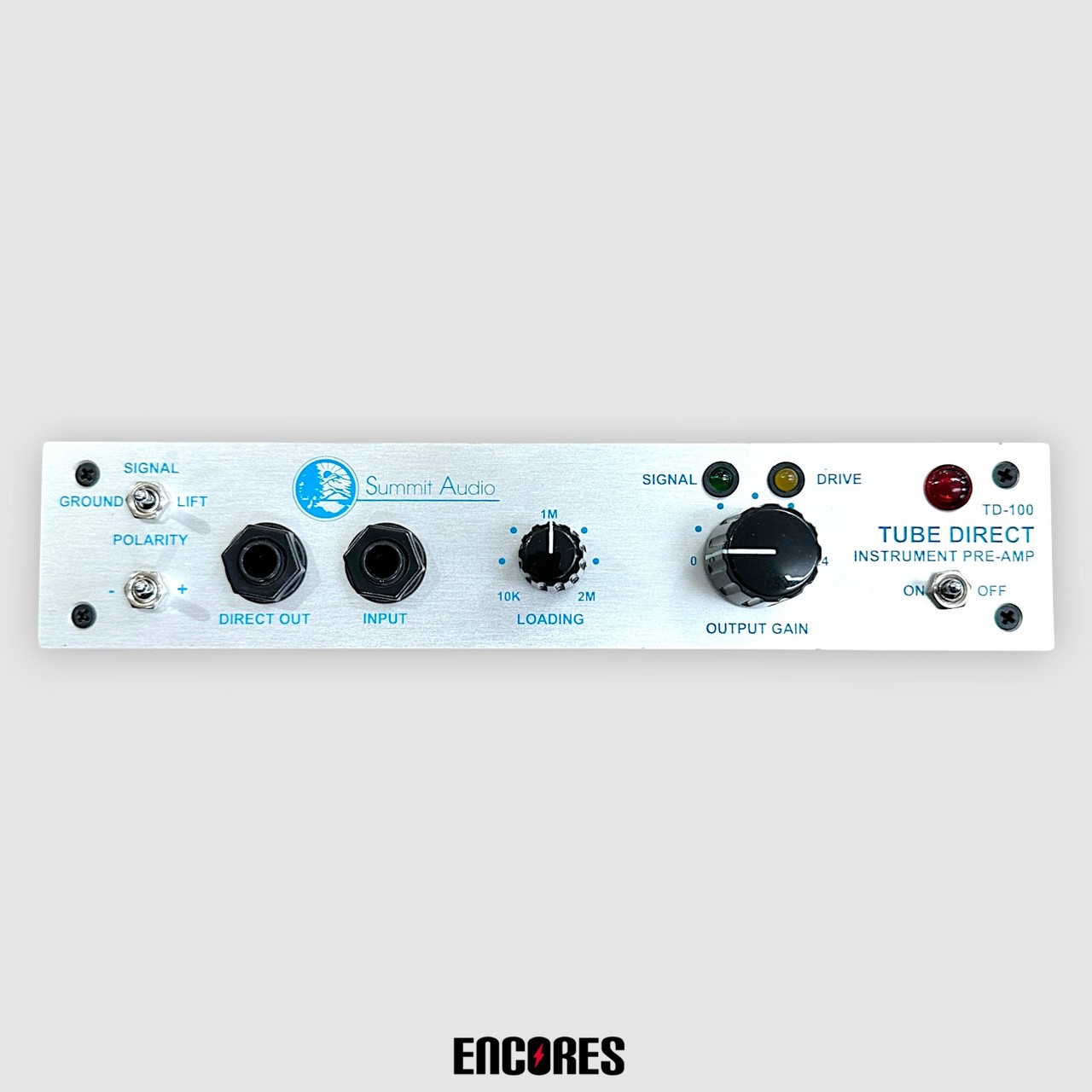 SUMMIT AUDIO TD-100 真空管d.i. Summit Audio Inc TD-100 プリアンプ DI（中古）【楽器検索デジマート】