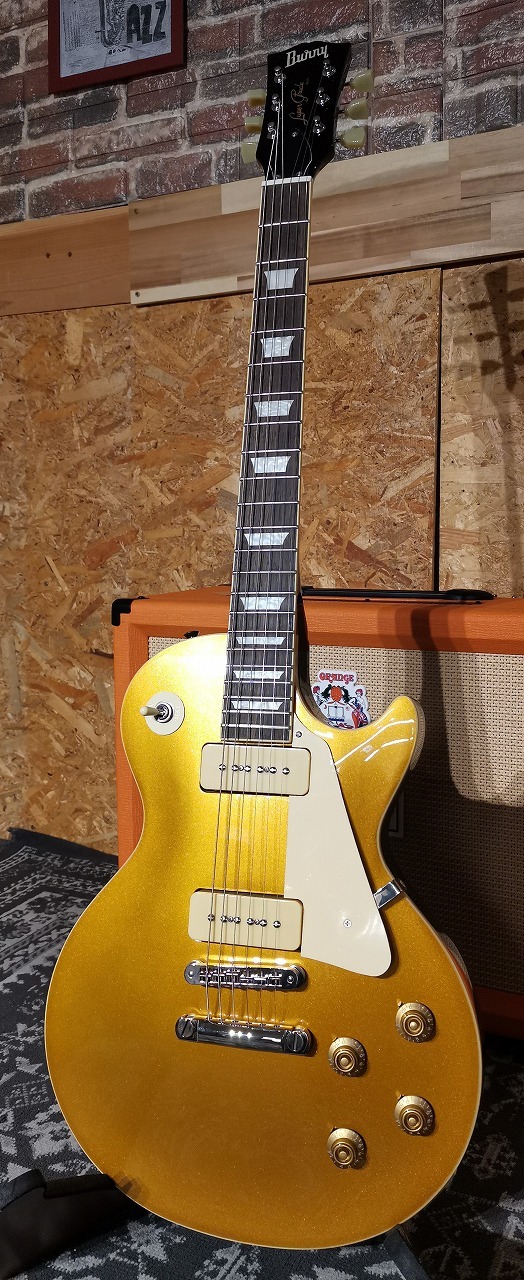 Burny RLG-60 ゴールド VH-1搭載 日本製 レスポール burny RLG-60P VGT レスポール ゴールドトップ