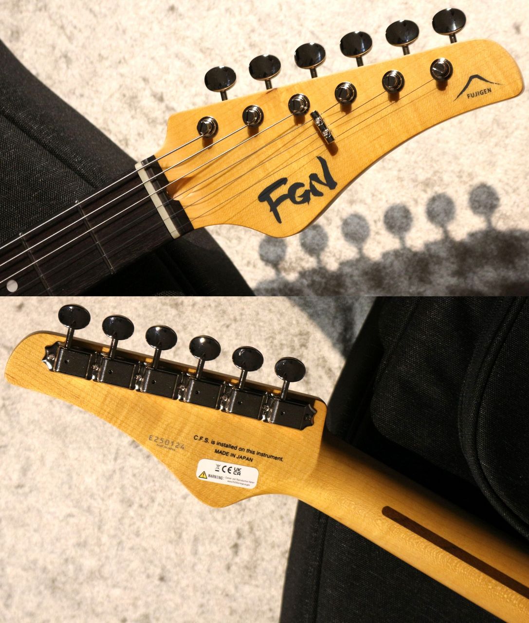 FUJIGEN(FGN) 【濃い目ローズウッド指板】EOS3-AL-R ~Antique White