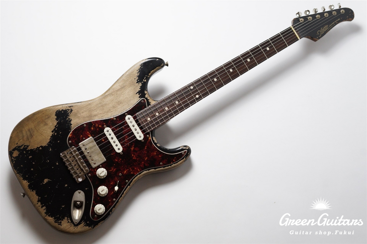 Xotic XSC-2 - Black / Super Heavy Aged / Master Grade Flame