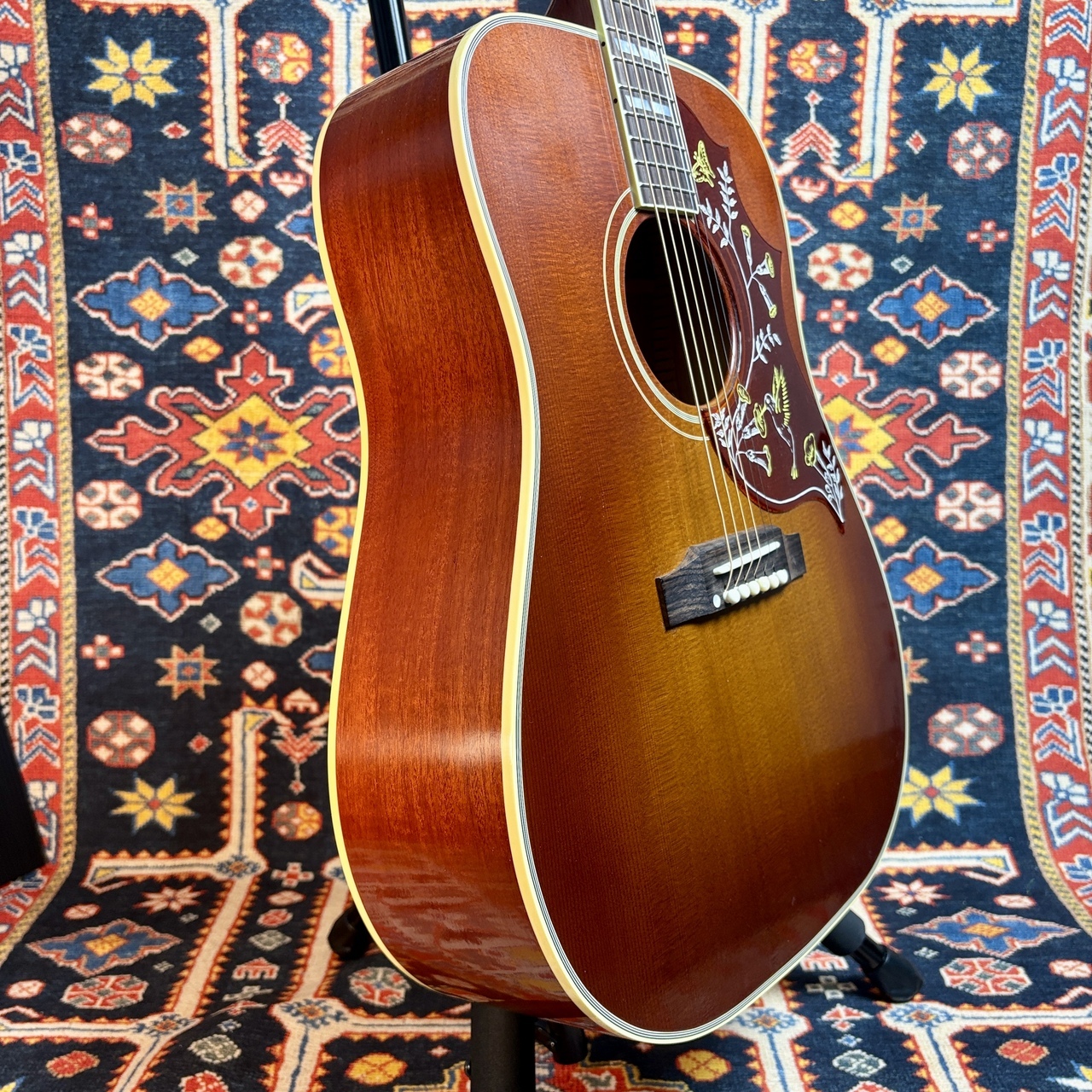 Gibson 1960 Hummingbird Fixed Bridge Cherry Sunburst #22395027