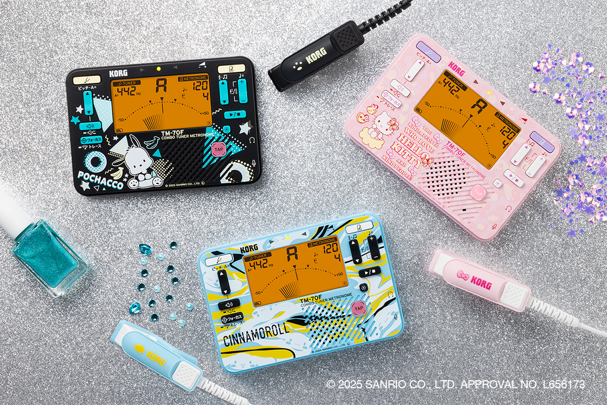 KORG 【コンタクトマイク付きチューナー・メトロノーム】TM-70C SCN