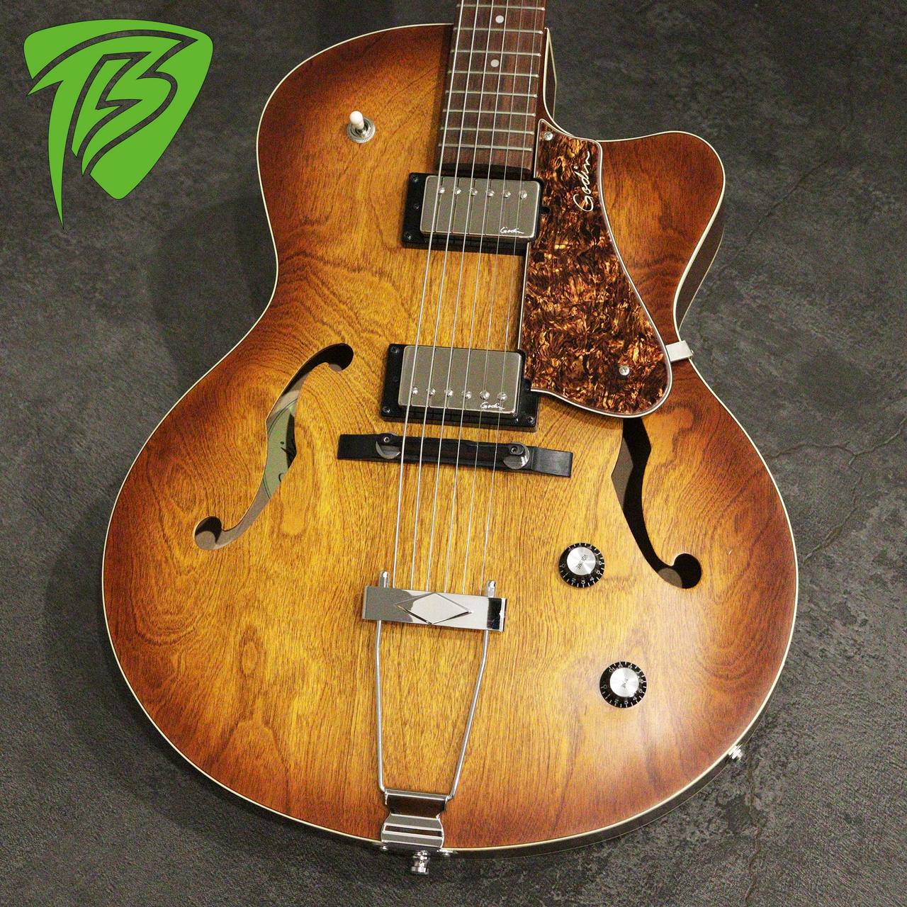 41-61/裏小中古（キング・シビレアシダケ/インビン）r Godin 5th Avenue CW Kingpin II HB Cognac Burst（中古）【楽器検索