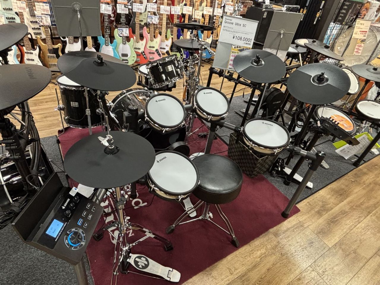 DONNER 【新品在庫ご自宅へ無料直送可能！】Groove Ultra SC 電子 