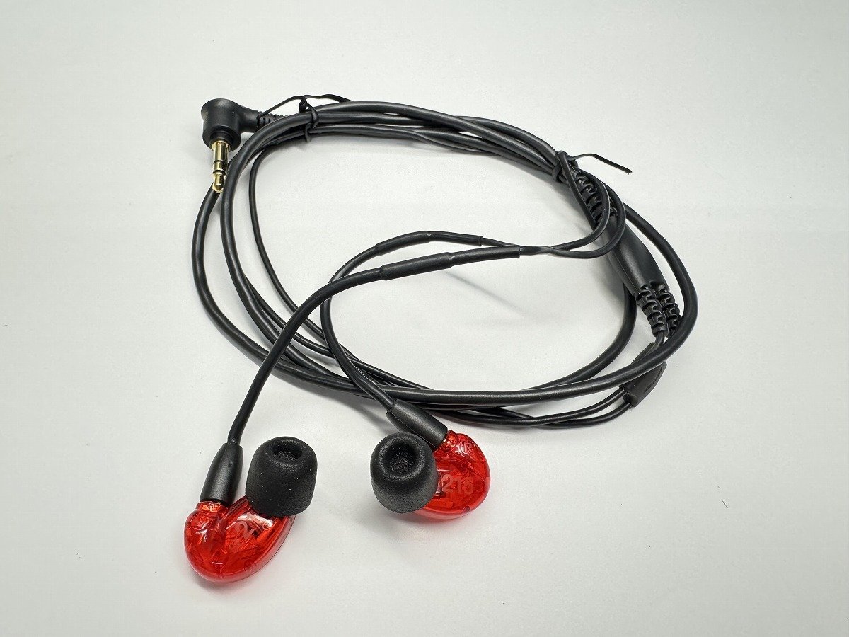 Shure SE215 Special Edition レッド (SE215SPE-RD-A) 高遮音性