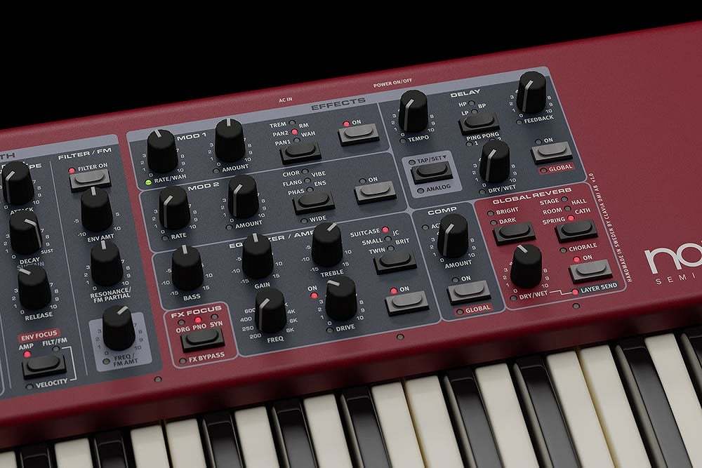 CLAVIA Nord Electro 7 73 [純正ソフトケース&アクセサリーセット