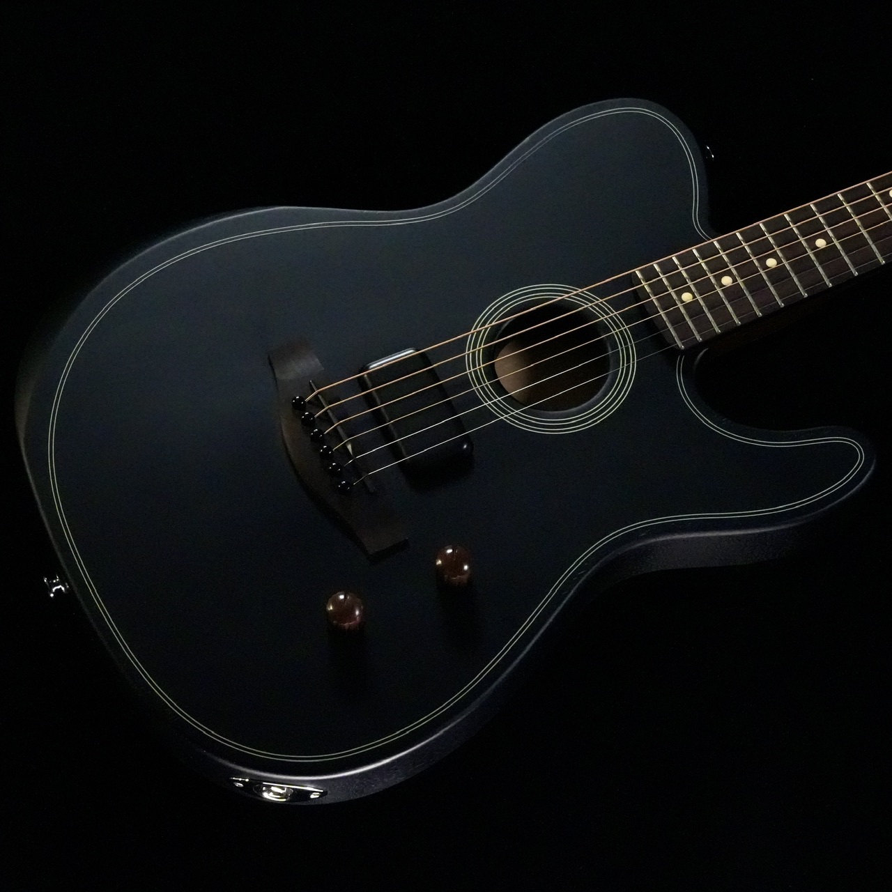 Fender ACOUSTASONIC STD TL/BLACK【重量2.20kg】（新品/送料無料