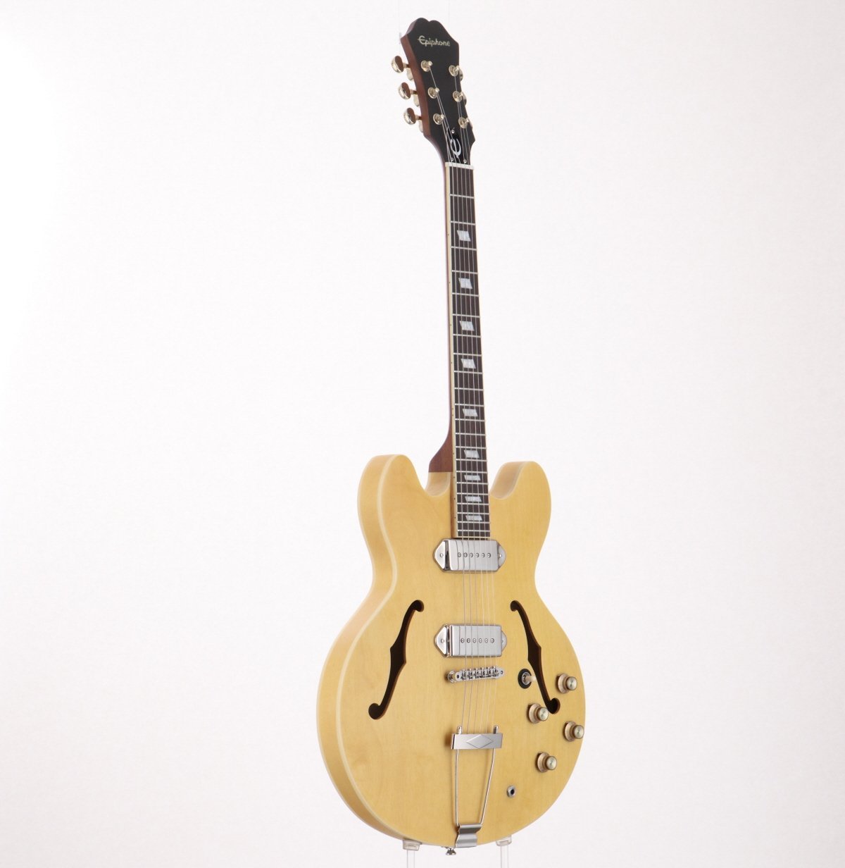 Epiphone Casino Natural ジョンレノン風　オマケ付き Epiphone Casino Natural ジョンレノン風 オマケ付き - メルカリ