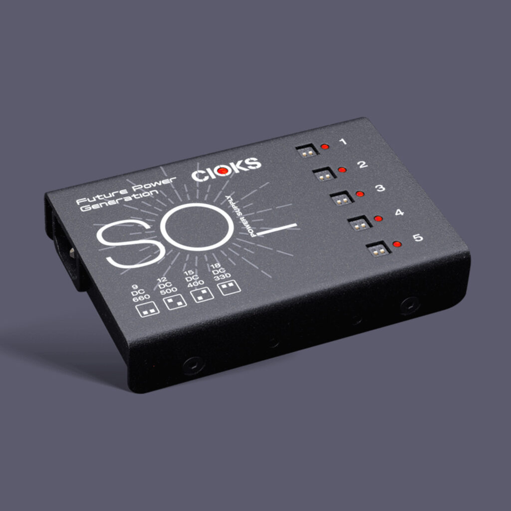 CIOKS SOL パワーサプライ 電圧切替 9V 12V 15V 18V CIOKS SOL Power Supplies パワーサプライ チョークス（新品/送料無料