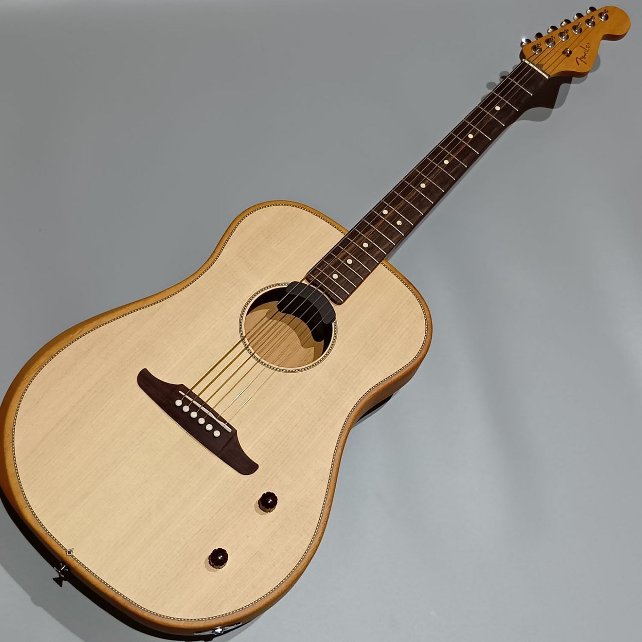 Fender Highway Series Dreadnought Natural エレアコギター 薄型
