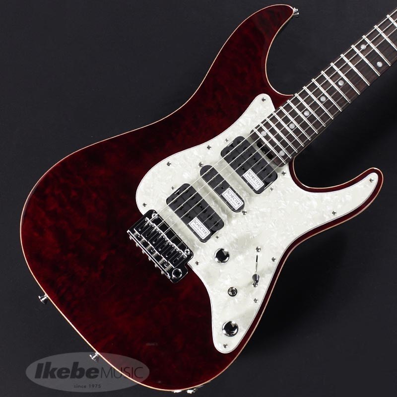 SCHECTER SD-2-24-AL-VTR (See-Thru Red/R)（新品）【楽器検索