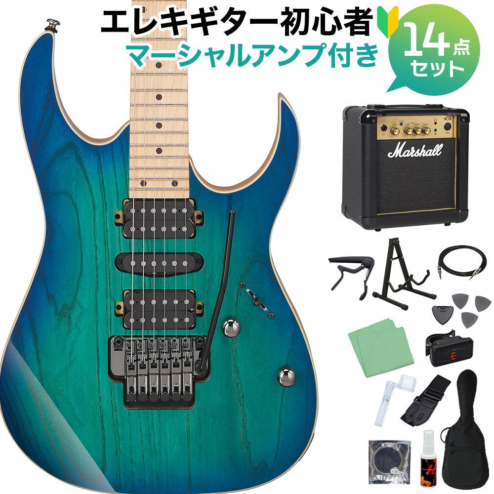 Ibanez RG470AHM BMT エレキギター初心者14点セット 【マーシャル