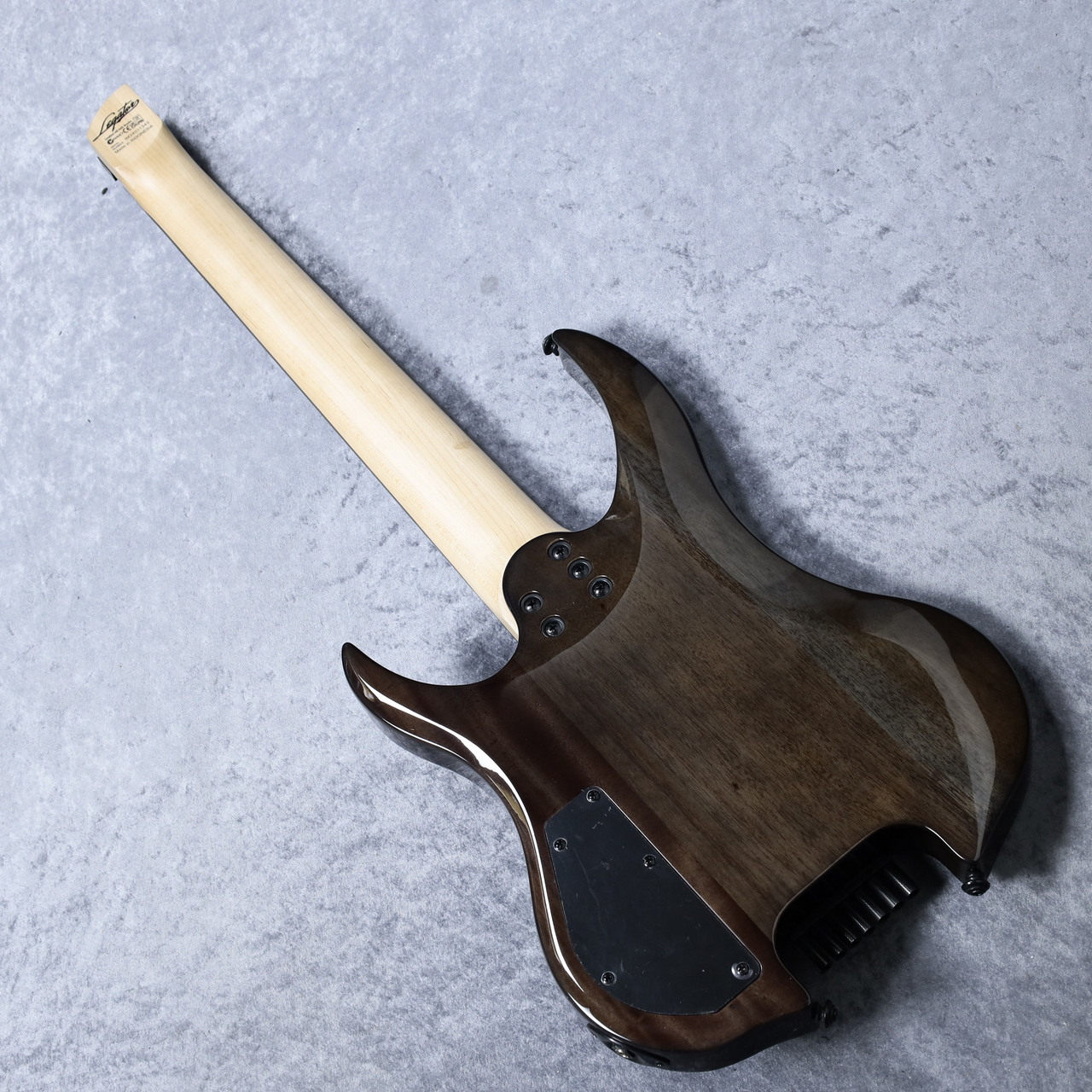 Legator G7SS (Black) ストレートフレット仕様 7弦ヘッドレス