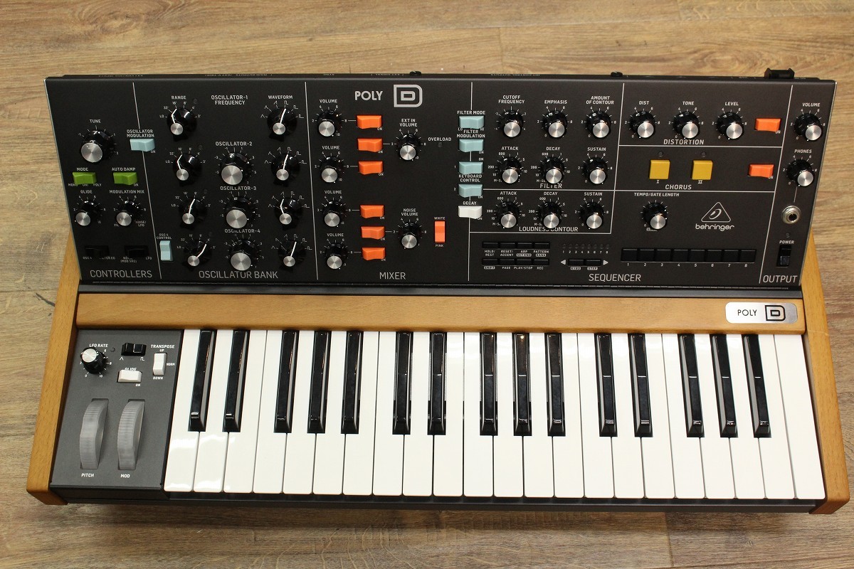 新品同　Behringer POLY D アナログシンセ BEHRINGER POLY D アナログシンセサイザー 送料無料 | サウンドハウス
