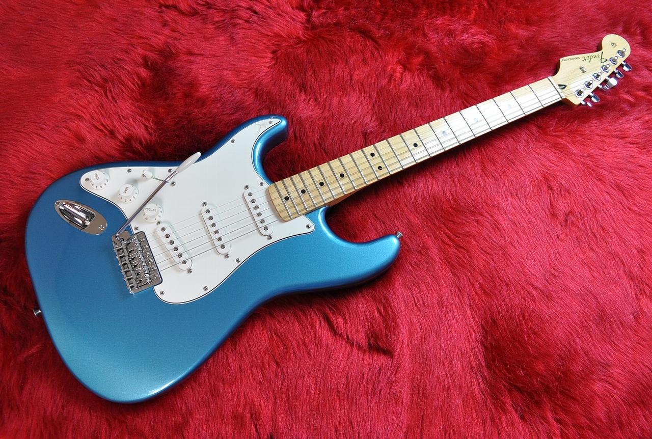 格安最新作★Fender Mexico★Standard Stratocaster Satin Midnight Blue ストラトキャスター 限定カラー 美品 2013年製★ フェンダー