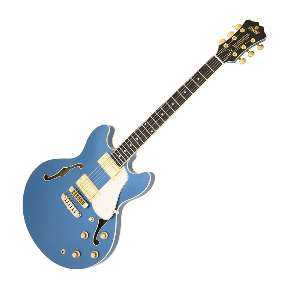 Aria Pro II TA-TONIC LPBL セミアコースティックギター ハードケース