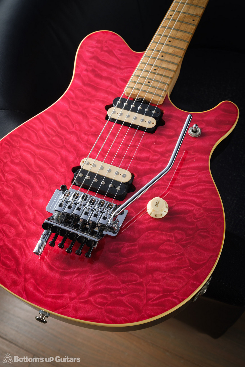 MUSICMAN AXIS EX Translucent Pink 日本製 中古］MUSICMAN / AXIS EX Translucent Pink 1997 - Vintage