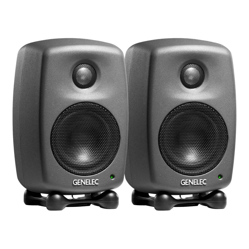GENELEC 8010A ペア グレー スタンドセット GENELEC 8010AP ダーク・グレー (ペア)（新品/送料無料）【楽器検索
