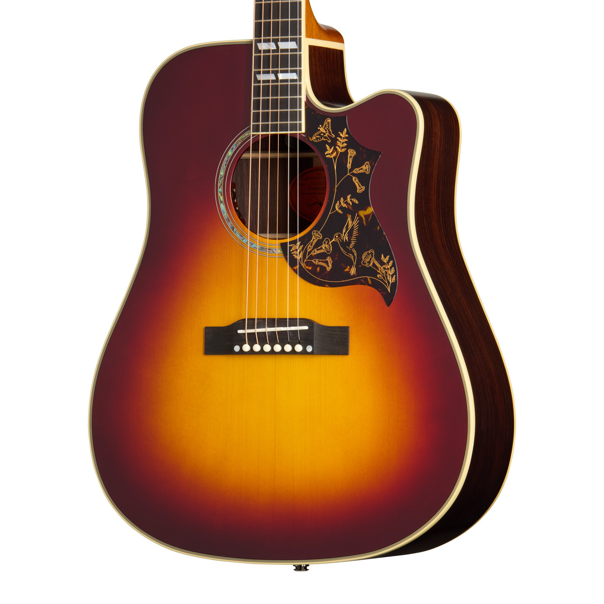 Epiphone Inspired by Gibson Custom Hummingbird Deluxe EC