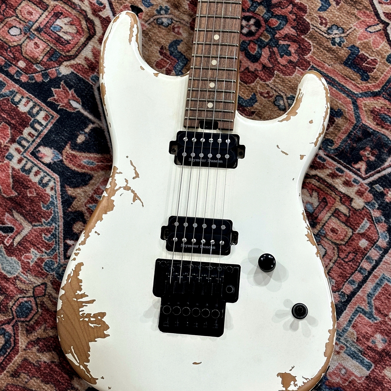 Charvel Pro-Mod Relic San Dimas Style 1 HH FR PF / Weathered White