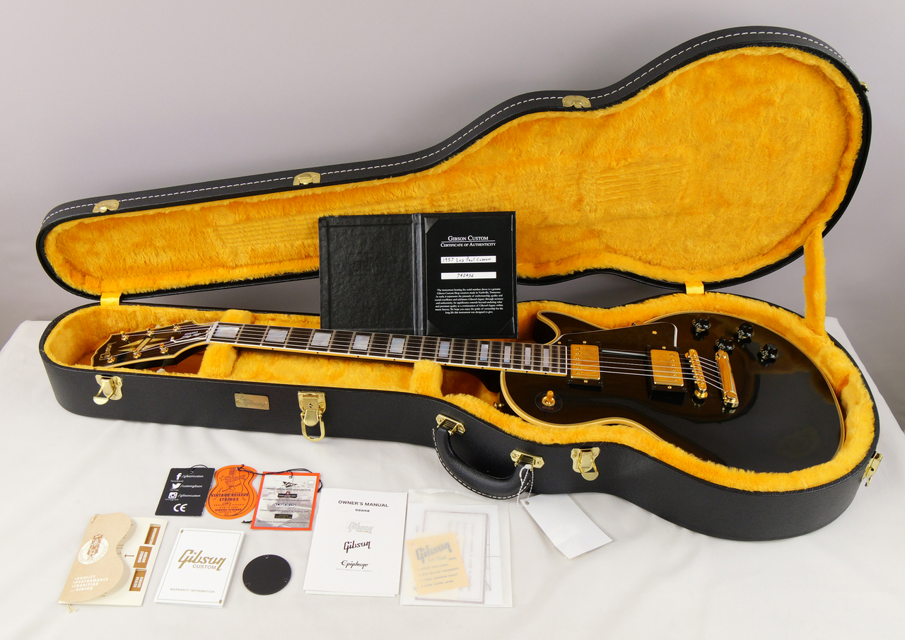Gibson Custom Shop 1957 Les Paul Custom 2PU Reissue (Ebony