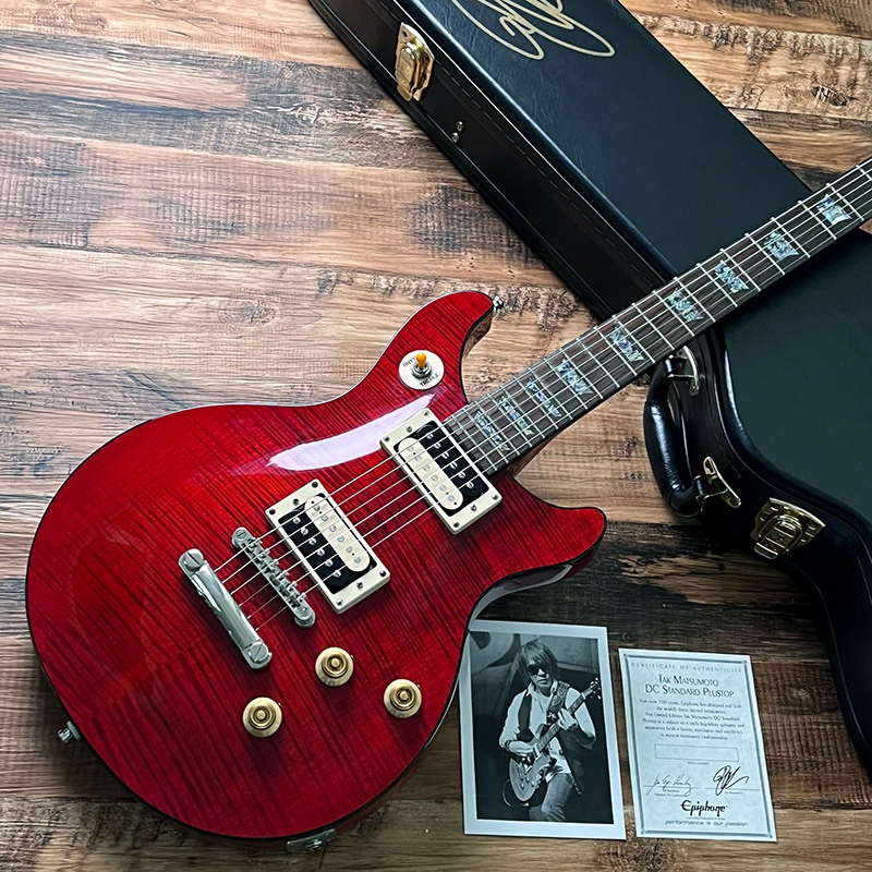 最低価格の ギター Epiphone TAK matsumoto DC ギター - www.powertee.com