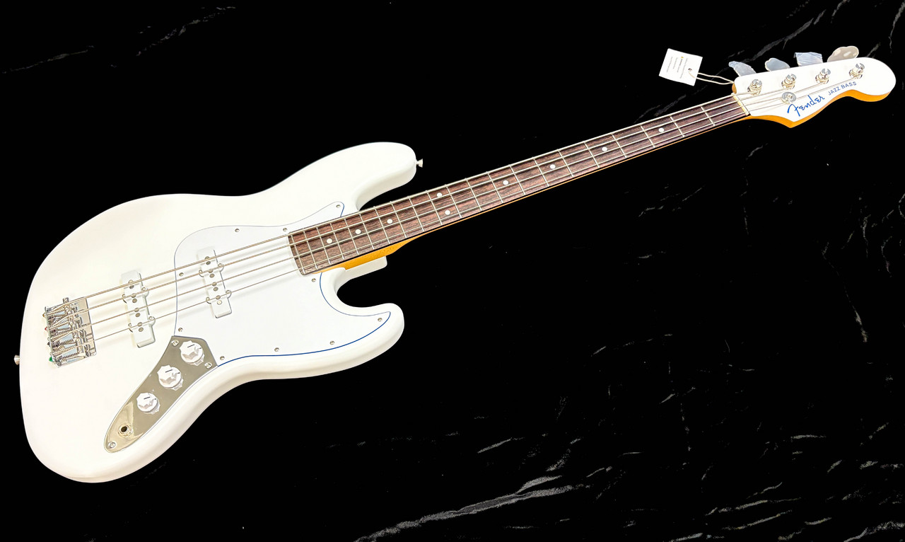 Fender Made in Japan Limited Hybrid II Jazz Bass, Blanc