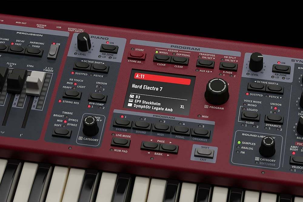CLAVIA Nord Electro 7 73 [背負える純正ソフトケースセット