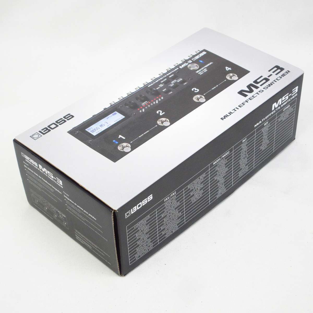 箱無し　BOSS MS3 マルチエフェクター　スイッチャー BOSS MS-3 Multi Effects Switcher マルチエフェクター スイッチャー