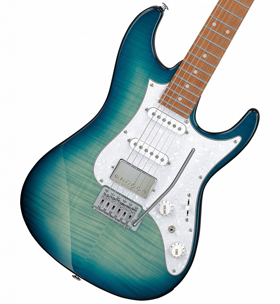 Ibanez AZ22S1F-TXB (Transparent Turquoise Burst) アイバニーズ