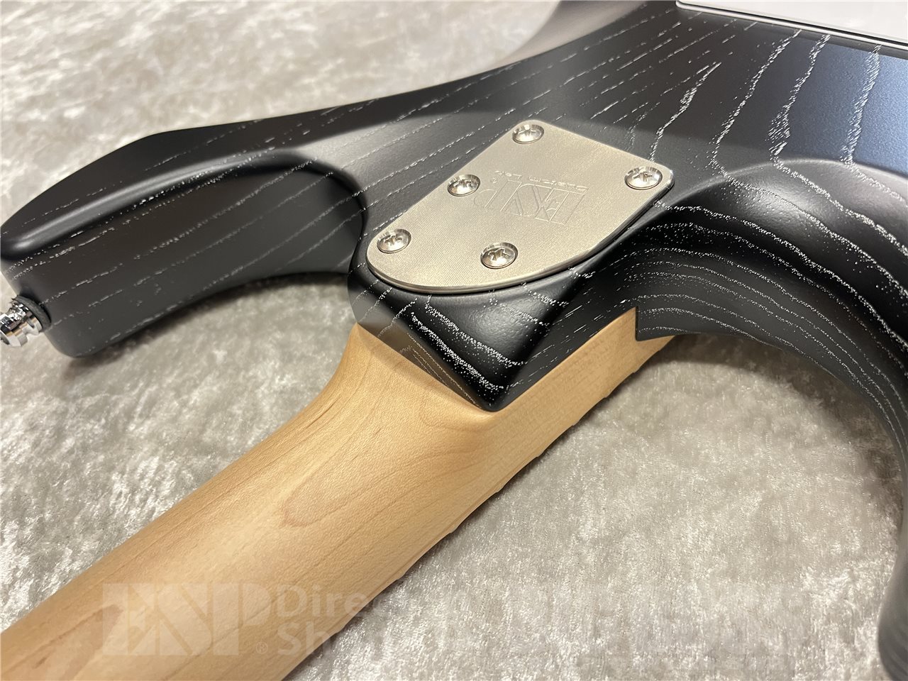 ESP SNAPPER-AS【Black w/White Filler】（新品/送料無料）【楽器検索