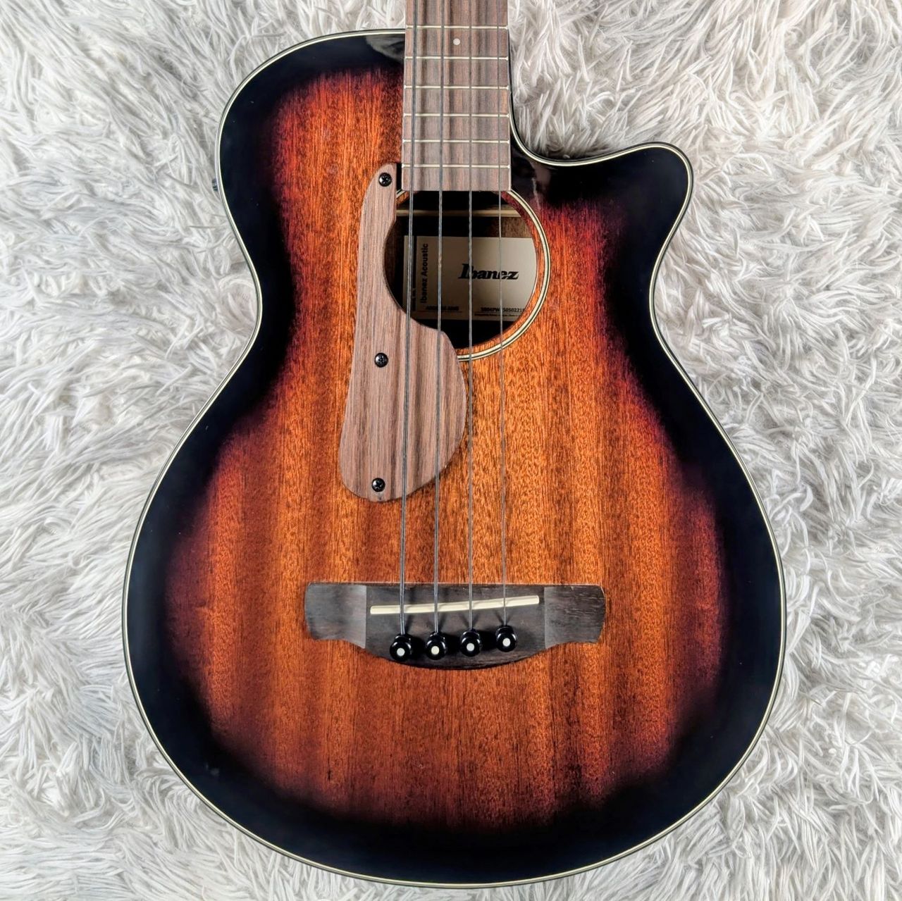 Ibanez AEGB24E MHS (Mahogany Sunburst High Gloss) エレアコベース