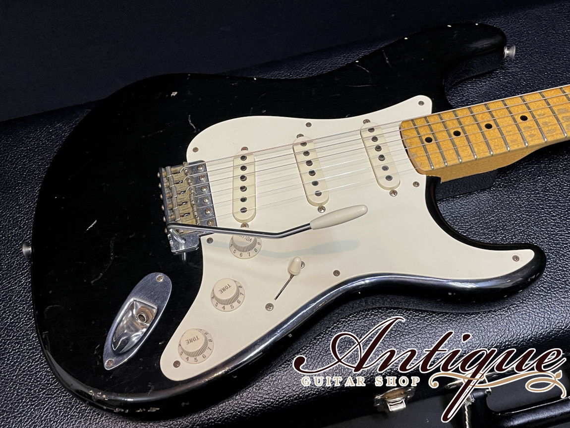 Fender Custom Shop MBS 1956 Stratocaster 2013 Black Hard Relic w/Soft V 1P  Neck 3.34kg by Todd Krause 