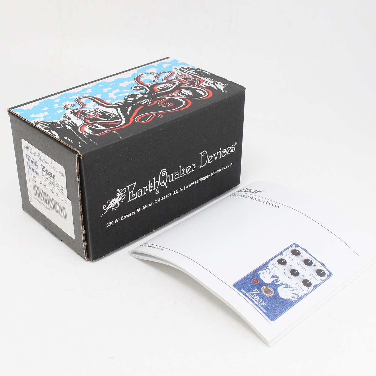EarthQuaker Devices Zoar 箱付き EarthQuaker Devices Zoar Dynamic Audio Grinder Distortion - Black