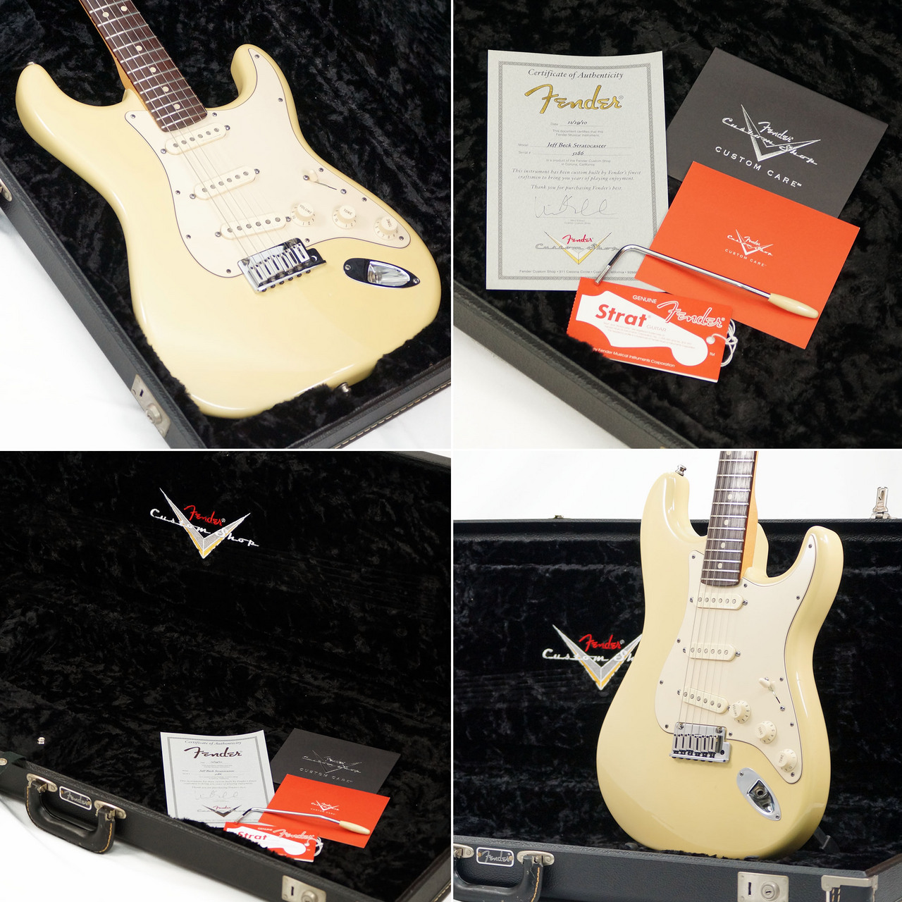 Fender Custom Shop Jeff Beck Signature Stratocaster (Olympic White