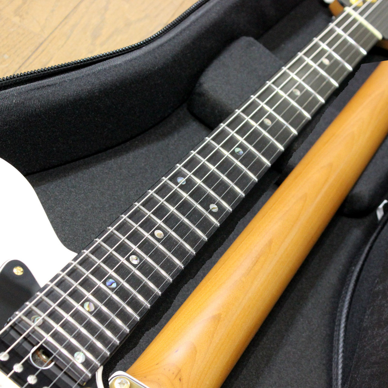 T's Guitars DTL Pro 24 Custom Ash Trans White ティーズギター