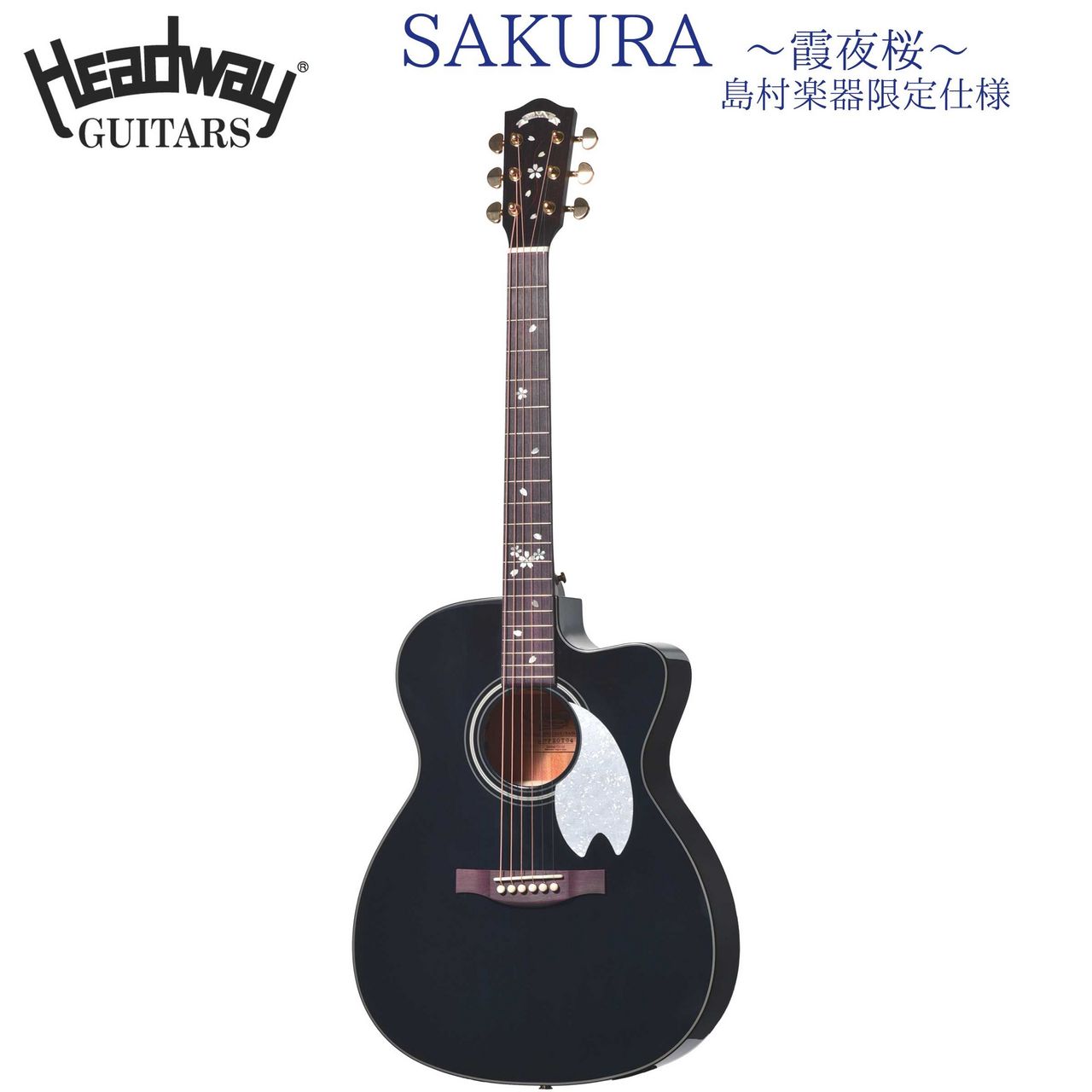 アコースティックギター 楽器 SAKURA Headway SHOC-SAKURA 霞夜桜 アコースティックギター Japan Tune-up