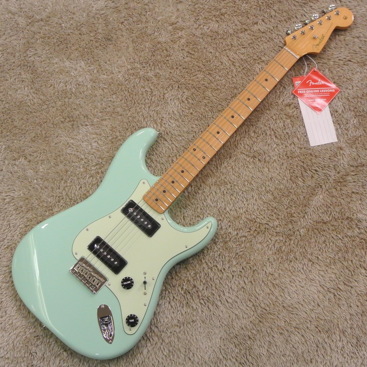 Fender Noventa Stratocaster Surf Green / Maple【限定特価】（新品