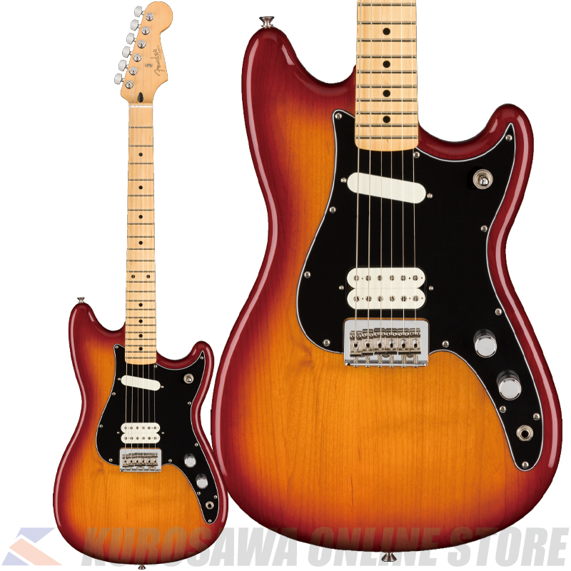 Fender Player Duo-Sonic HS, Maple, Sienna Sunburst  【アクセサリープレゼント】(ご予約受付中)（新品/送料無料）【楽器検索デジマート】