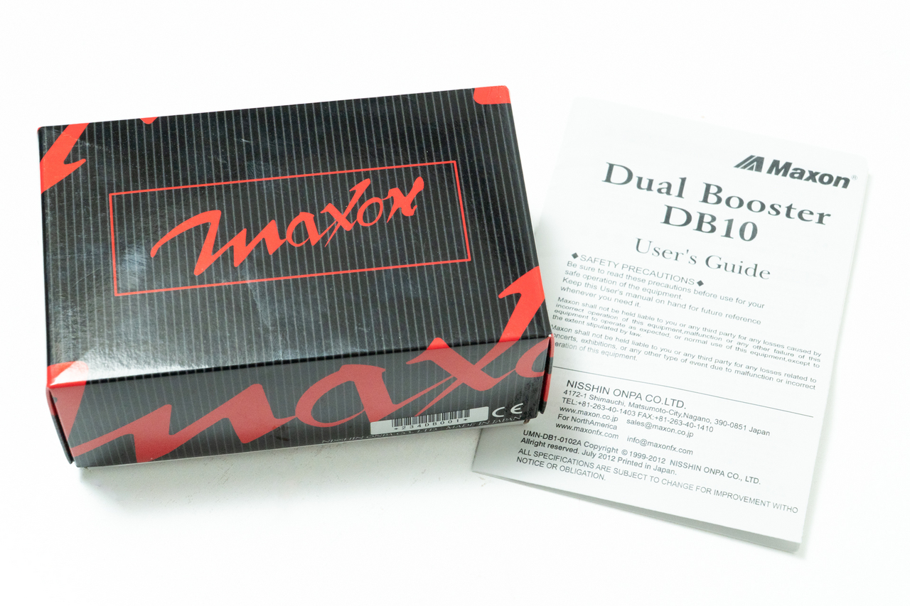 Maxon DB10 Dual Booster【GIB横浜エフェクター館】（中古/送料無料