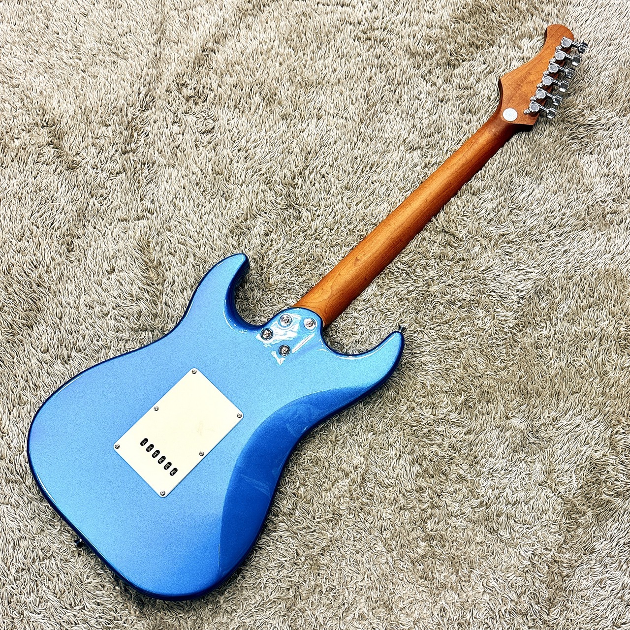 Bacchus GS-2DX RSM/R ステンレスフレット 美品 Bacchus GS-2DX RSM/M LPB (Lake Placid Blue) 【特価】【ステンレス