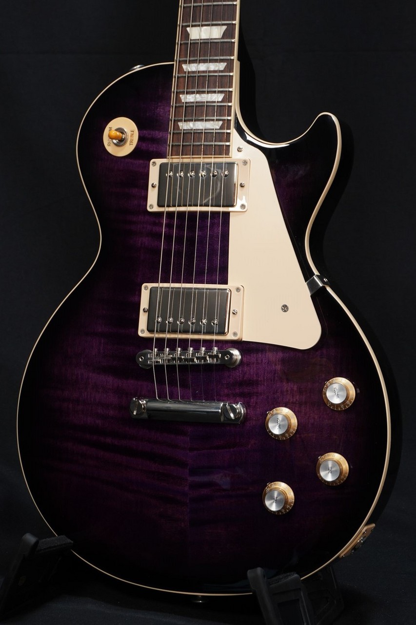パープル エレキギター レスポールスタイル Gibson Exclusive Les Paul Standard 60s Figured Top Dark