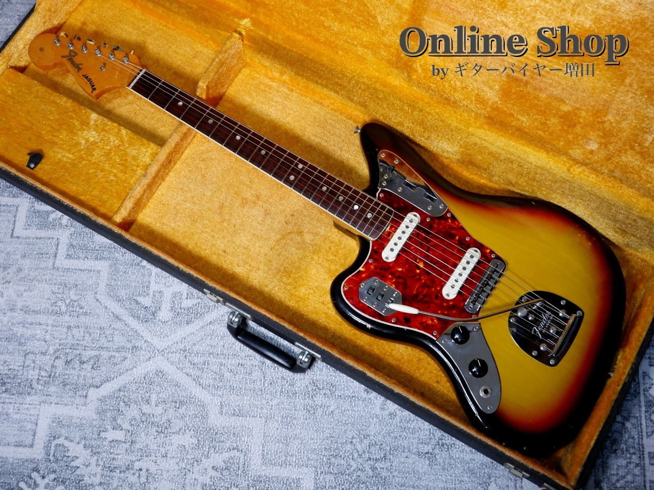 Fender 【解説・試奏動画】VINTAGE 1966 Jaguar Sunburst Left Handed