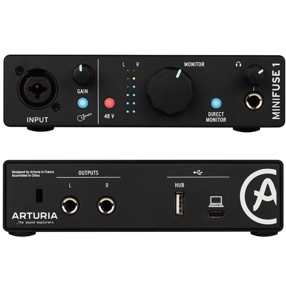 新品本物 ARTURIA MiniFuse1 1 オーディオインターフェイス / 楽器・機材