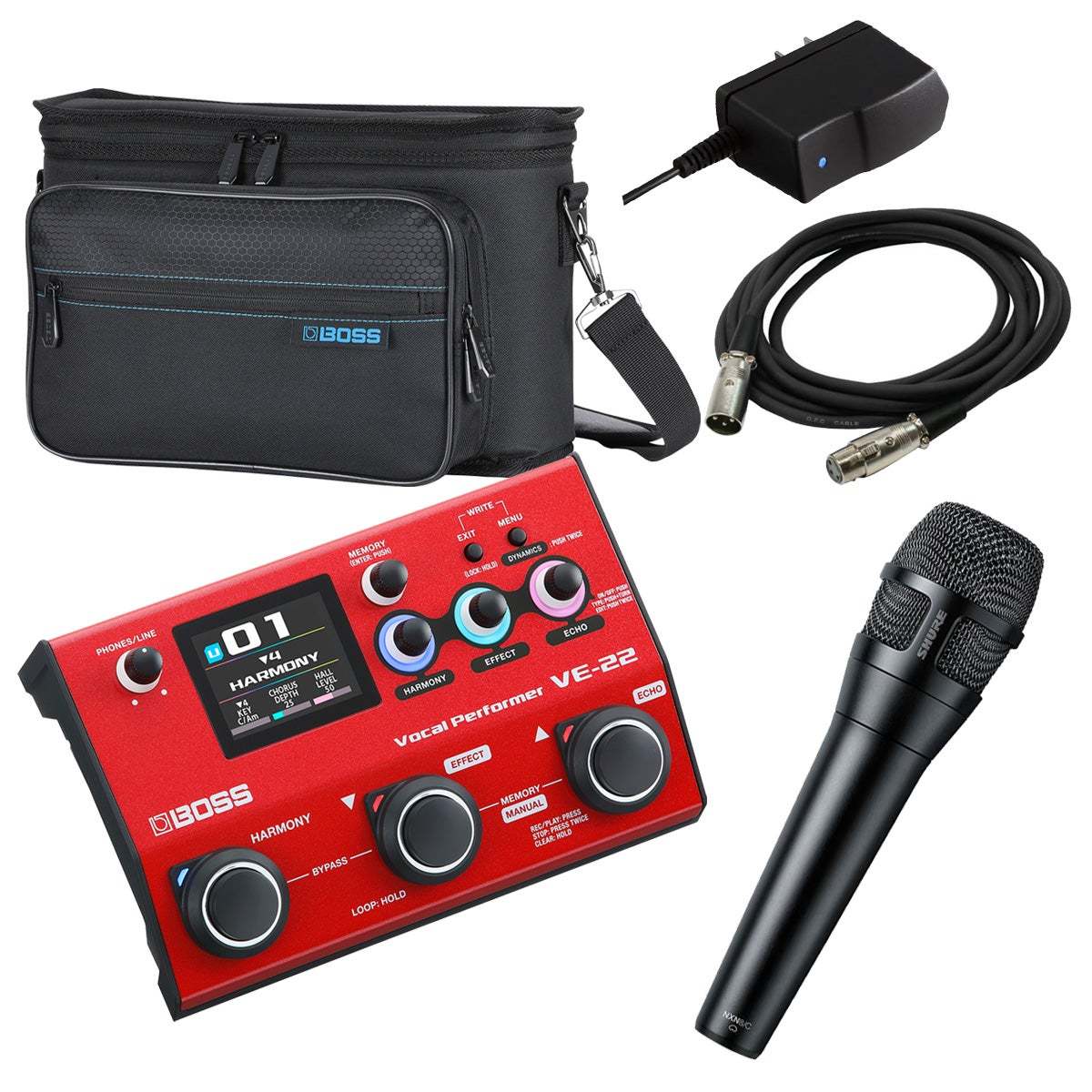 BOSS VE-22 [SHURE / NEXADYNE NXN8/C-J + アクセサリーセット
