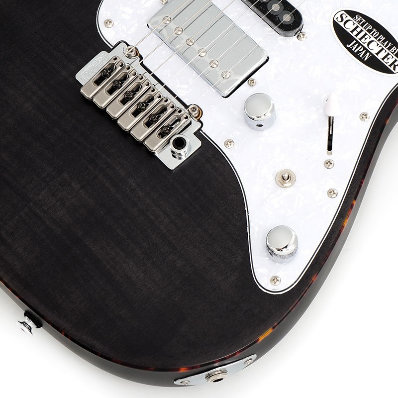 SCHECTER OL-SD-SSH-24-AL-VTR-FM (Satin See-Thru Black/Rosewood